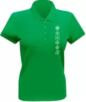 KS Moteriški Polo Marškinėliai Baltų Simboliai, Dydis: XL