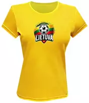 KS Marškinėliai moterims Futbolas Lietuva, Dydis: M