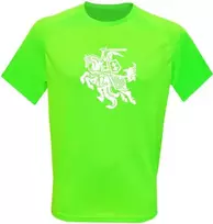 KS Sportiniai Marškinėliai Stilizuotas Vytis (Neon Žalias), Dydis: L
