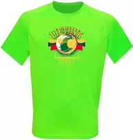 KS Sportiniai Marškinėliai Lietuva Krepšinis (Neon Žalias), Dydis: M
