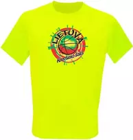 KS Sportiniai Marškinėliai Lietuva Krepšinio Šalis (Neon Geltona), Dydis: M