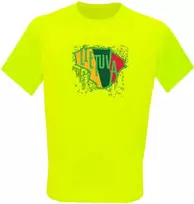 KS Sportiniai Marškinėliai Lietuva (Neon Geltona), Dydis: XL