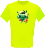 KS Sportiniai Marškinėliai Lietuva (Neon Geltona), Dydis: XXL
