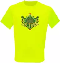KS Sportiniai Marškinėliai Lietuva (Neon Geltona), Dydis: S
