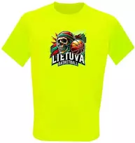 KS Vaikiški Sportiniai Marškinėliai Lietuva Basketball Skulls, Dydis: 8 metai