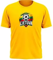 KS Marškinėliai Vaikams Futbolas Lietuva, Dydis: 10 metų