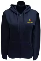 KS Moteriškas Džemperis Su Užtrauktuku Lietuva, Dydis: L