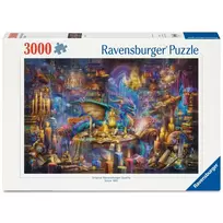 Ravensburger Dėlionė 3000 vnt. - Magiška biblioteka