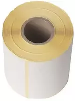 Terminė etiketė be spaudos, balta ECO 100x150mm Ø40mm 400vnt/ritinėlis