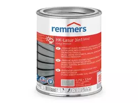 Lazūriniai dažai Remmers HK-Lasur 3in1 Pilkas-Protect [plus] Platinos pilkas 0,75 l