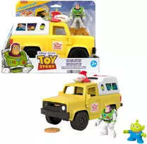 Fisher Price Imaginext Disney Pixar Toy Story Pizza Planet truxk + Buzz Lightyear and Alien figures