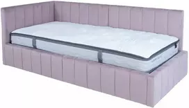 Home4You Lova JASPER 90x200cm su čiužiniu HARMONY DUO, rausvai rožinė