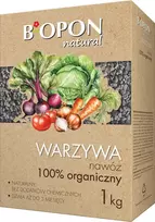 BIOPON NATŪRALUS DARŽOVIŲ TRĄŠOS 100 % ORGANINĖS GRANULĖS 1KG