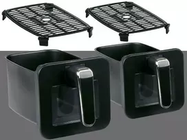 Gruzdintuvė Aerogrill Alpina DUO, juoda, 2200 W, 8 l