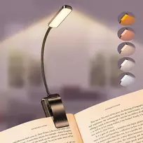 Pakabinamas šviestuvas LED skaitymo lempa su spaustuku – patogiam skaitymui bet kur