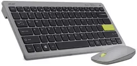 Klaviatūra Keyobard + pelė wireless set ACER Vero Combo Antimicrobial pilkas