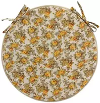 Home4You Pagalvėlė LONETA NEW kėdei D39cm, smėlio spalvos rožė