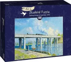Bluebird Puzzle Bluebird Dėlionė 1000 vnt. - Klodas Monė: Geležinkelio tiltas prie Aržantėjaus, 1873