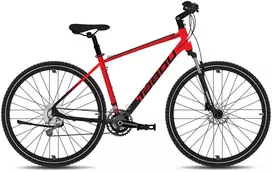 Dviratis Tabou Flow 3 juodas-red-L / 21" (Dydis: L / 21")