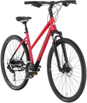 Dviratis Tabou Flow 3 W 17 juodas-red-S / 17" (Dydis: S / 17")
