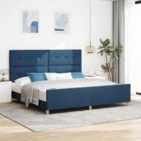 Lovos rėmas su galvūgalio Mėlyna 200 x 200 cm audinys