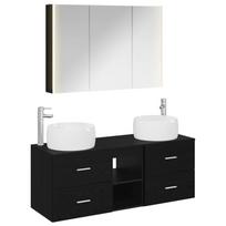 Vonios baldų rinkinys 4 pcs Juodojo ąžuolo