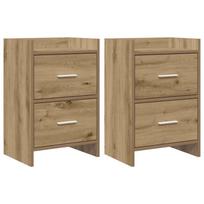 Naktiniai staliukai 2 pcs Artisano ąžuolo 40 x 30 x 60 cm