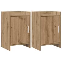 Naktiniai staliukai 2 pcs Artisano ąžuolo 40 x 30 x 60 cm