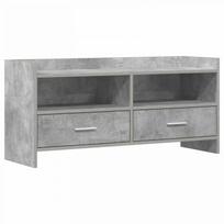 Televizoriaus spintelė 100 x 33 x 47 cm Betono pilka