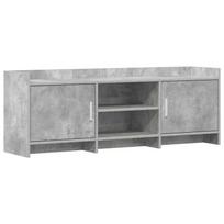 Televizoriaus spintelė 130 x 33 x 47 cm Betono pilka