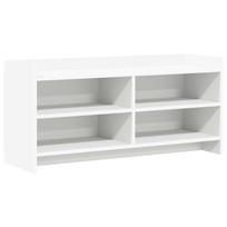 Televizoriaus spintelė 100 x 33 x 47 cm Balta Apdirbta mediena