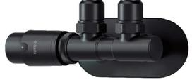 Thermostatic valve for bathroom radiator - left