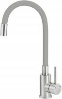 Kitchen faucet with bent spout