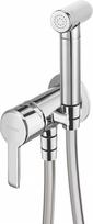Concealed bidet mixer with bidetta shower head