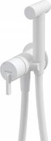 Concealed bidet mixer with bidetta receiver