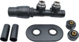 Thermostatic valve for bathroom radiator - left