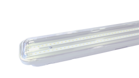 LED šviestuvas 50W 130lm/w 4000K IP65 1550x130x95mm. Skaidrus dangtelis.