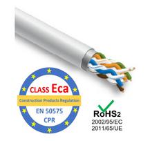 LAN vytos poros kabelis, NETWORK EXPERT, CAT5E FTP, instaliacijai viduje, 305m, CPR klasė Eca