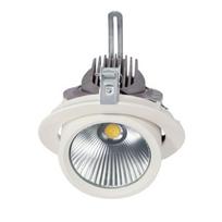 LED akcentinis šviesos skydelis. 20W 3000K IP20 COB Gimbal 187x160mm
