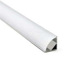 Bousval Électrique™ | Kampinis LED juostos profilis, AL+PC, 1m, su matiniu difuzoriumi