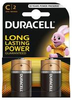 LR14/C akumuliatoriai 1,5V Duracell BASIC serija Alkaline MN1400 pakuotėje po 2 vnt.
