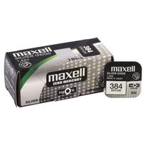 384 baterijos 1,55V Maxell sidabro oksidas SR41SW, 392 pakuotėje po 1 vnt.