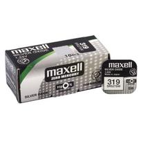 319 akumuliatorių 1.55V Maxell sidabro oksido SR527SW pakuotėje 1 vnt.
