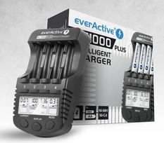 NC-1000 PLUS išmanusis įkroviklis Ni-MH (AA, AAA), talpos matavimas, gaivinimas, 12V/220V