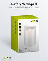 LED tikro vaško žvakė, 10 x 15 cm - gražus ir saugus šventinio apšvietimo sprendimas