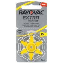 Klausos aparato akumuliatorius | 10 dydis | 1.45V Rayovac Extra Advanced Zn-Air PR70 pakuotėje po 6