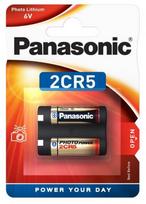 2CR5 baterijos 6V Panasonic ličio 2CR5 pakuotėje po 1 vnt.