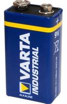 6LR61/9V baterijos Varta Industrial Alkaline MN1604/4022 pakuotėje po 1 vnt.
