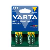 R03/AAA baterijos Varta READY2USE Ni-MH 800 mAh/56703 pakuotėje po 4 vnt.