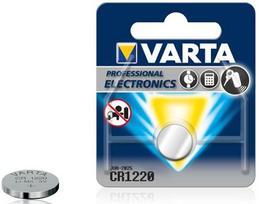 CR1220 baterijos Varta lithium 6131 pakuotėje po 1 vnt.